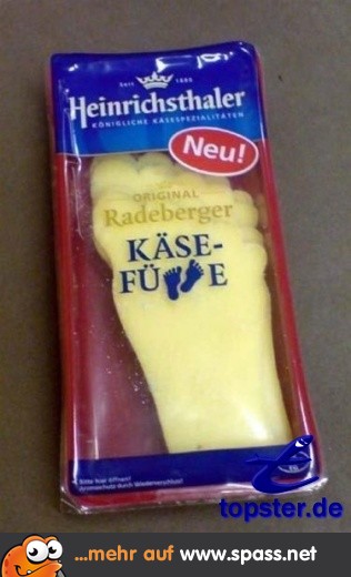 Käsefüße