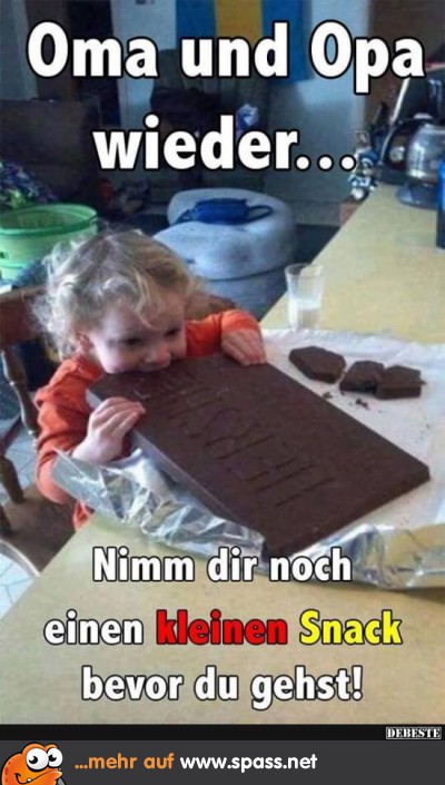 Kind Riesenschokolade