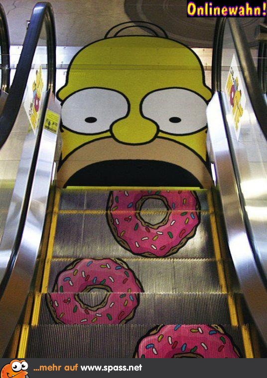 Homer Rolltreppe