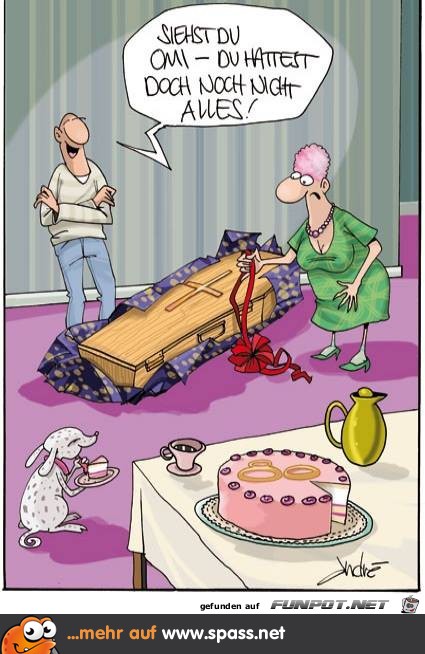 Sarg Oma Geburtstag
