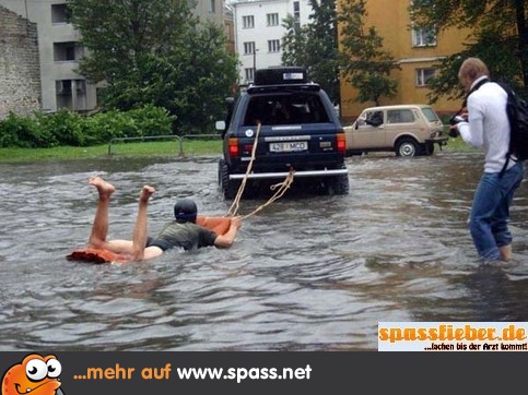 Auto Hochwasser
