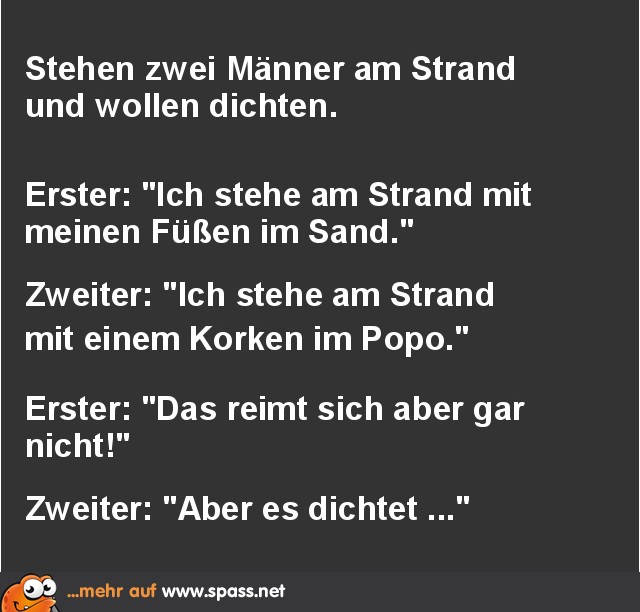 Es dichtet… Lustige Bilder auf
