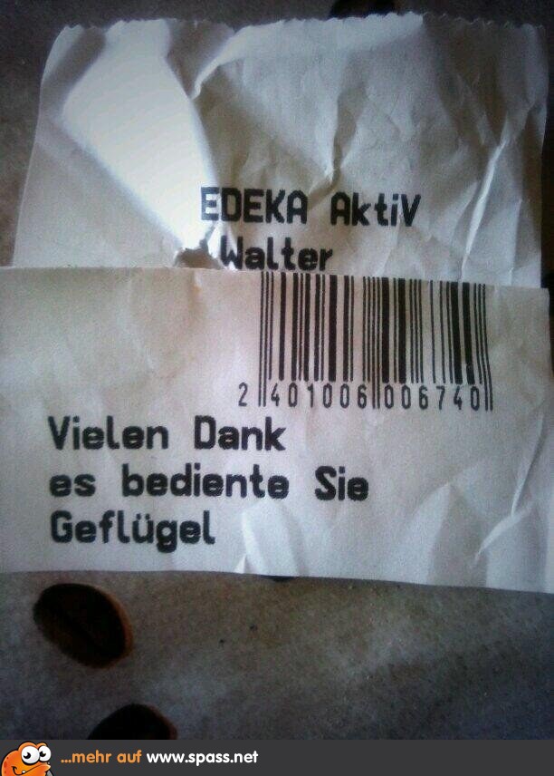 Bedienung Lustige Bilder auf