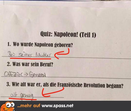 Napoleon Lustige Bilder auf