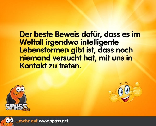 Der erste Kontakt Lustige Bilder auf