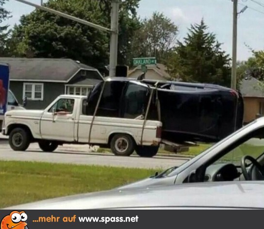 Abschleppen like a Boss Lustige Bilder auf