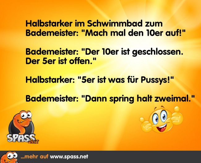 Spring zweimal Lustige Bilder auf