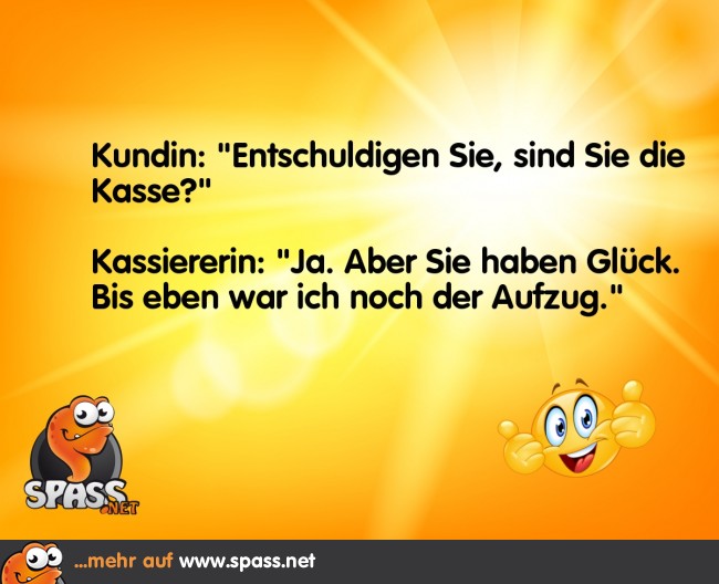 Die Kasse Lustige Bilder auf