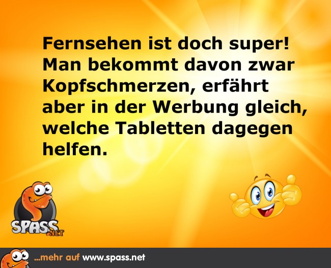 Fernsehen ist super! Lustige Bilder auf