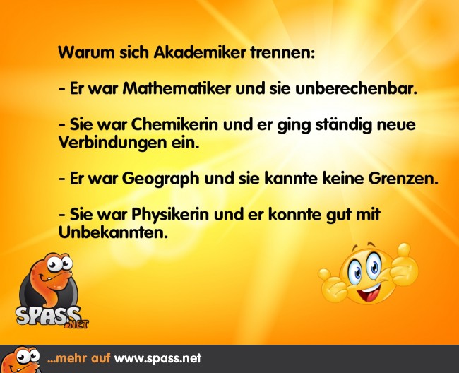AkademikerTrennungen Lustige Bilder auf