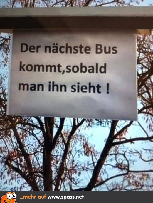Fahrplan auf dem Dorf Lustige Bilder auf