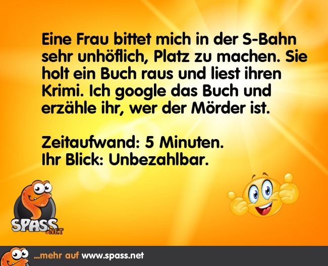 Wer war der Mörder? Lustige Bilder auf