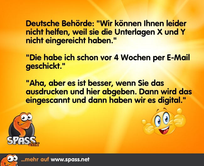 Digitale Behörden Lustige Bilder auf