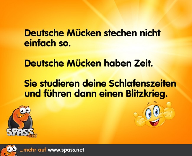 Deutsche Mücken Lustige Bilder auf