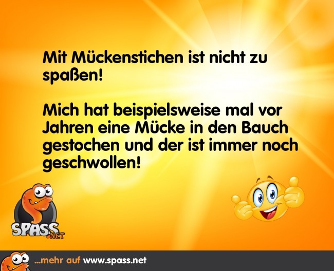Mückenstich Lustige Bilder auf