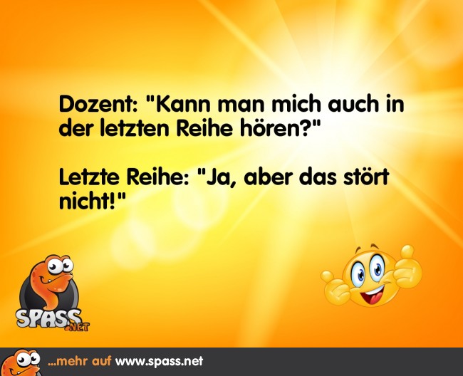 Lautstärke im Hörsaal Lustige Bilder auf