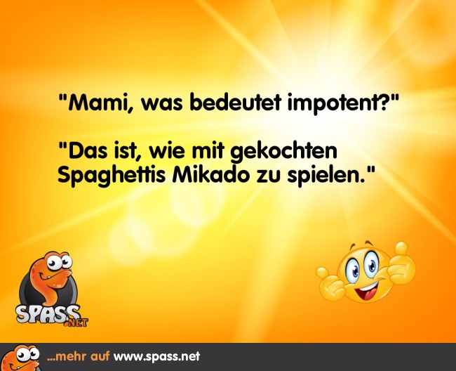 SpaghettiMikado Lustige Bilder auf
