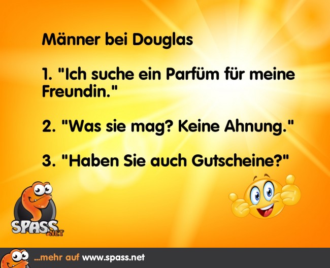 Männer im Douglas Lustige Bilder auf