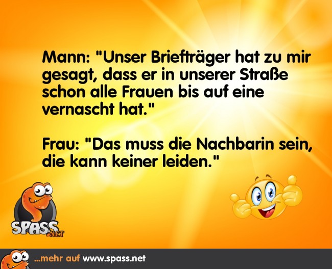 Die ungeliebte Nachbarin Lustige Bilder auf