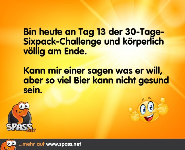 SixpackChallenge Lustige Bilder auf