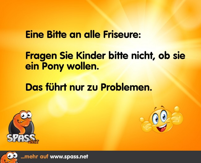 PonyFrisur Lustige Bilder auf