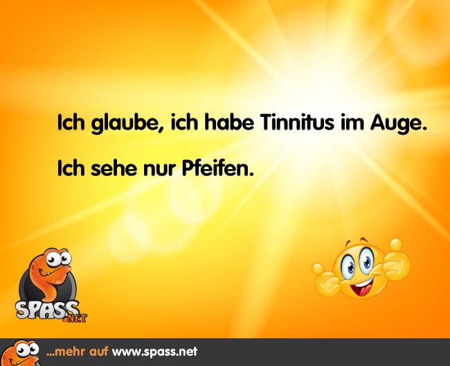 Tinnitus Lustige Bilder auf