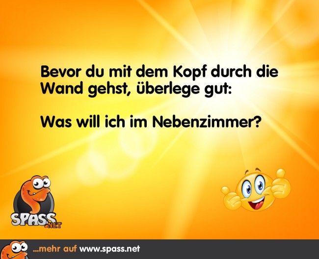 Durch die Wand Lustige Bilder auf