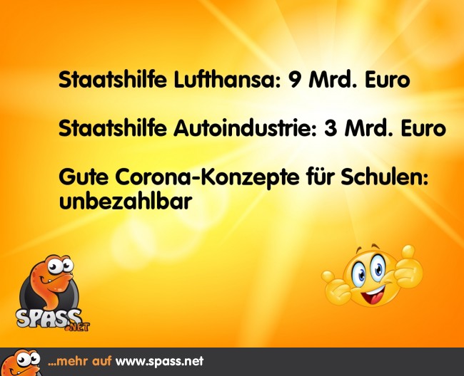 CoronaHilfen Lustige Bilder auf
