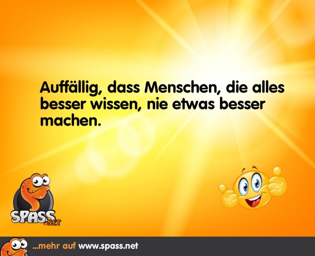 Immer diese Besserwisser Lustige Bilder auf