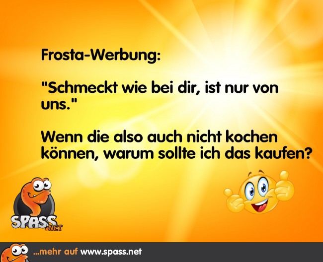 FrostaWerbung Lustige Bilder auf