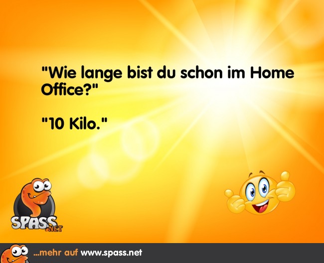 Zu lange im Home Office Lustige Bilder auf