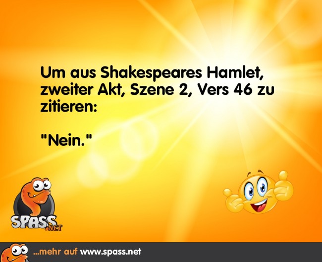 ShakespeareZitat Lustige Bilder auf