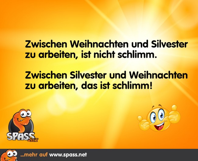 Arbeit zwischen den Tagen Lustige Bilder auf