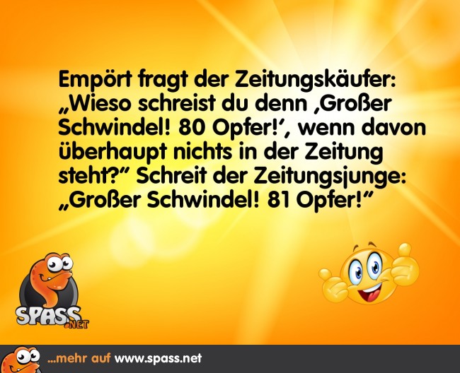 Grosser Schwindel Lustige Bilder auf