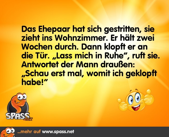 Klopf, klopf! Lustige Bilder auf