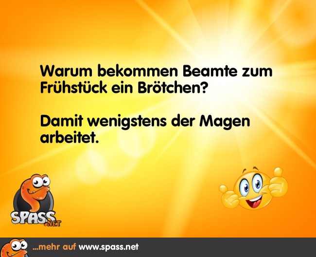 Brötchen für Beamte Lustige Bilder auf