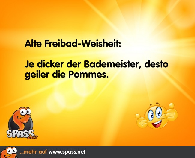 FreibadWeisheit Lustige Bilder auf