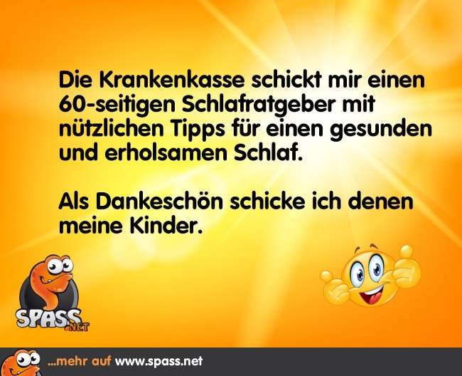 Tipps für den erholsamen Schlaf Lustige Bilder auf