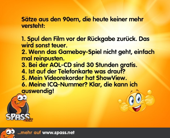 90erSätze Lustige Bilder auf