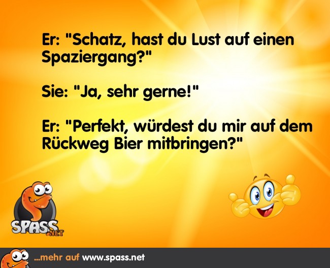 Spaziergang gefällig? Lustige Bilder auf