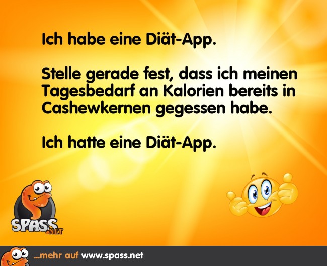 Kurzlebige DiätApp Lustige Bilder auf