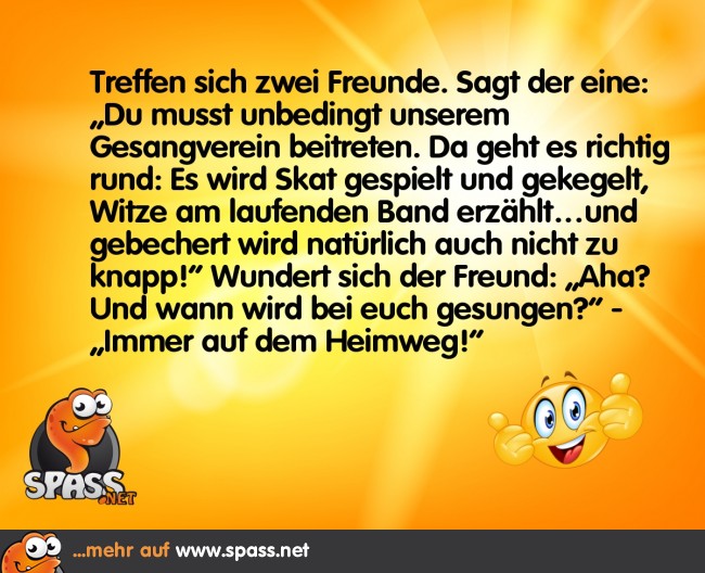 Der Gesangverein Lustige Bilder auf