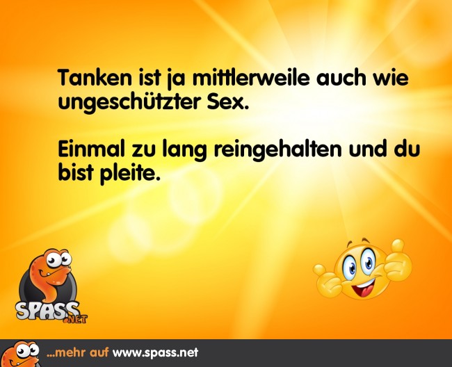 Teures Tankvergnügen Lustige Bilder auf