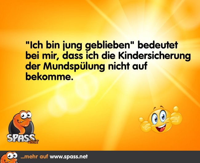 Jung geblieben Lustige Bilder auf