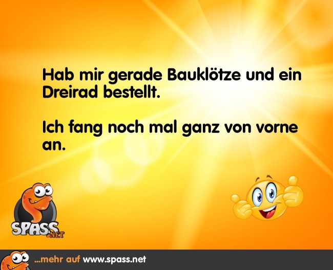 Der Neuanfang Lustige Bilder auf