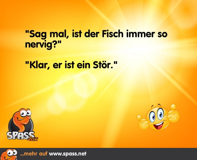 Nerviger Fisch Lustige Bilder auf