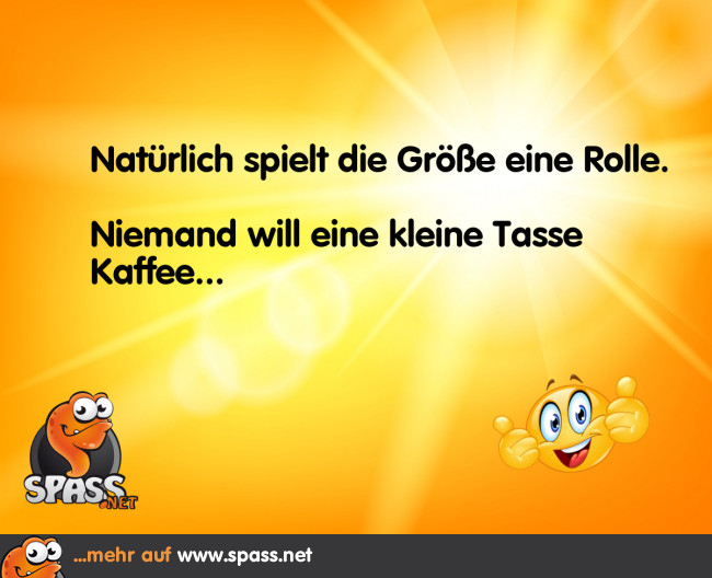 Auf die Größe kommt es eben doch an! Lustige Bilder auf