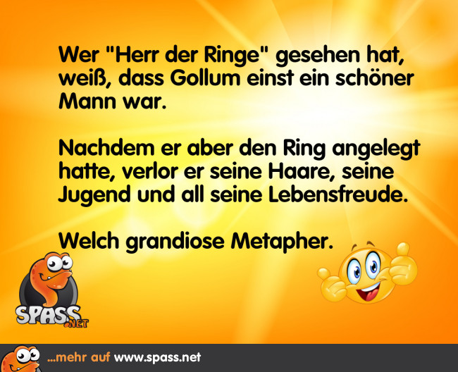 Der Fluch des Rings Lustige Bilder auf
