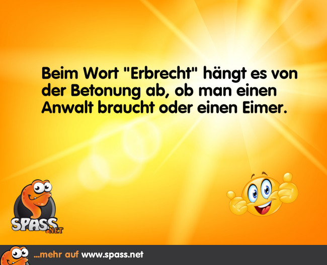 Anwalt oder Eimer? Lustige Bilder auf