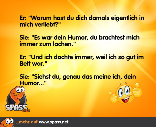 Es liegt am Humor Lustige Bilder auf